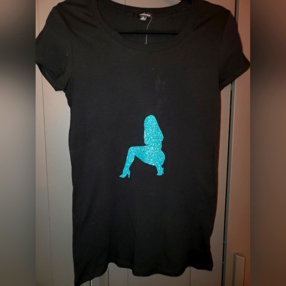 Printed shirts originally for a pole class